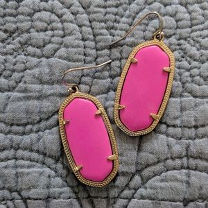 Kendra Scott pink earrings